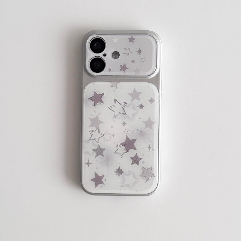 ins古早个性星星大视窗磁吸全包精孔手机壳适用苹果iPhone17promax高级感保护套小众16plus15pro14防摔13pro