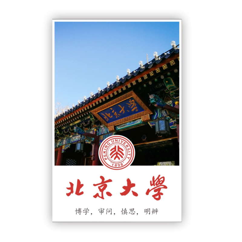 教室装饰励志目标墙贴中国十大名校学校班级布置海报名牌大学贴纸