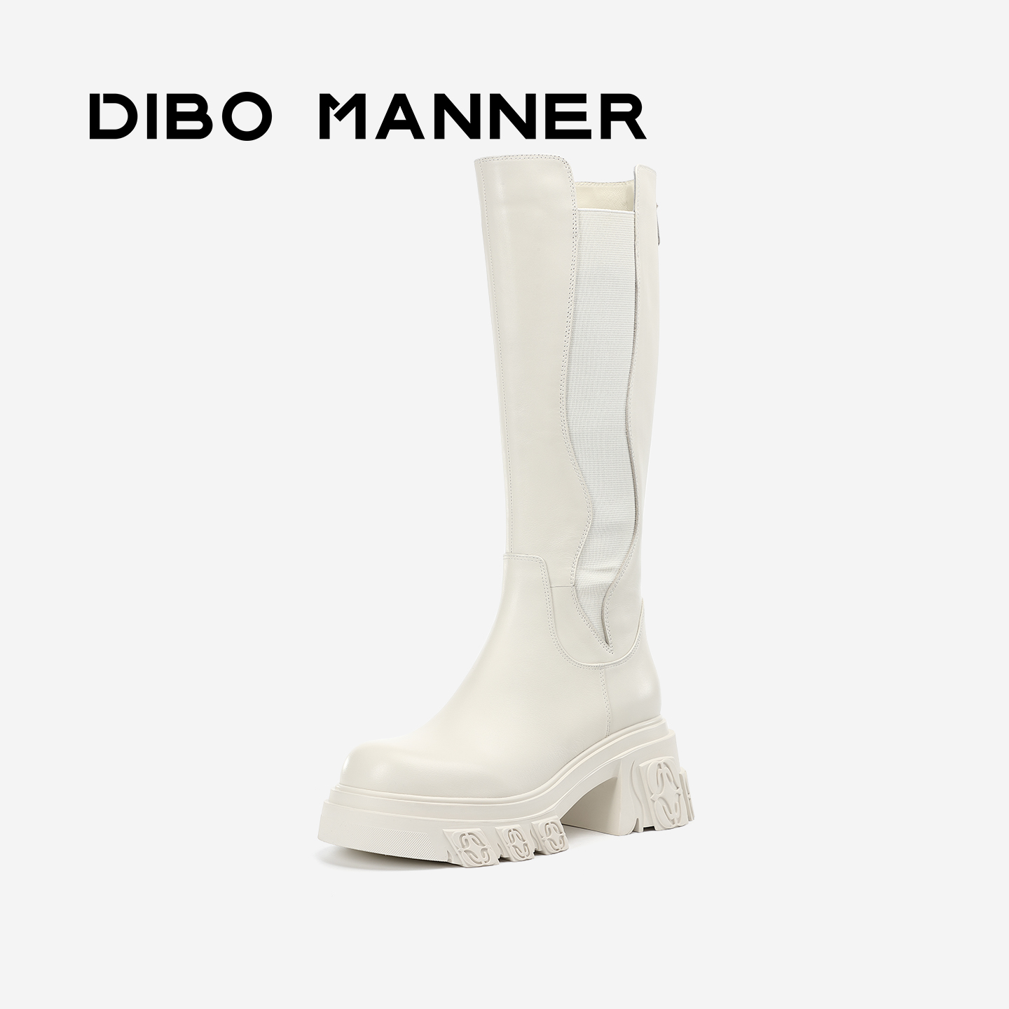 DIBOMANNER欧美长靴平跟