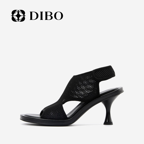 DIBO碲铂商场同款纯色高跟鞋女