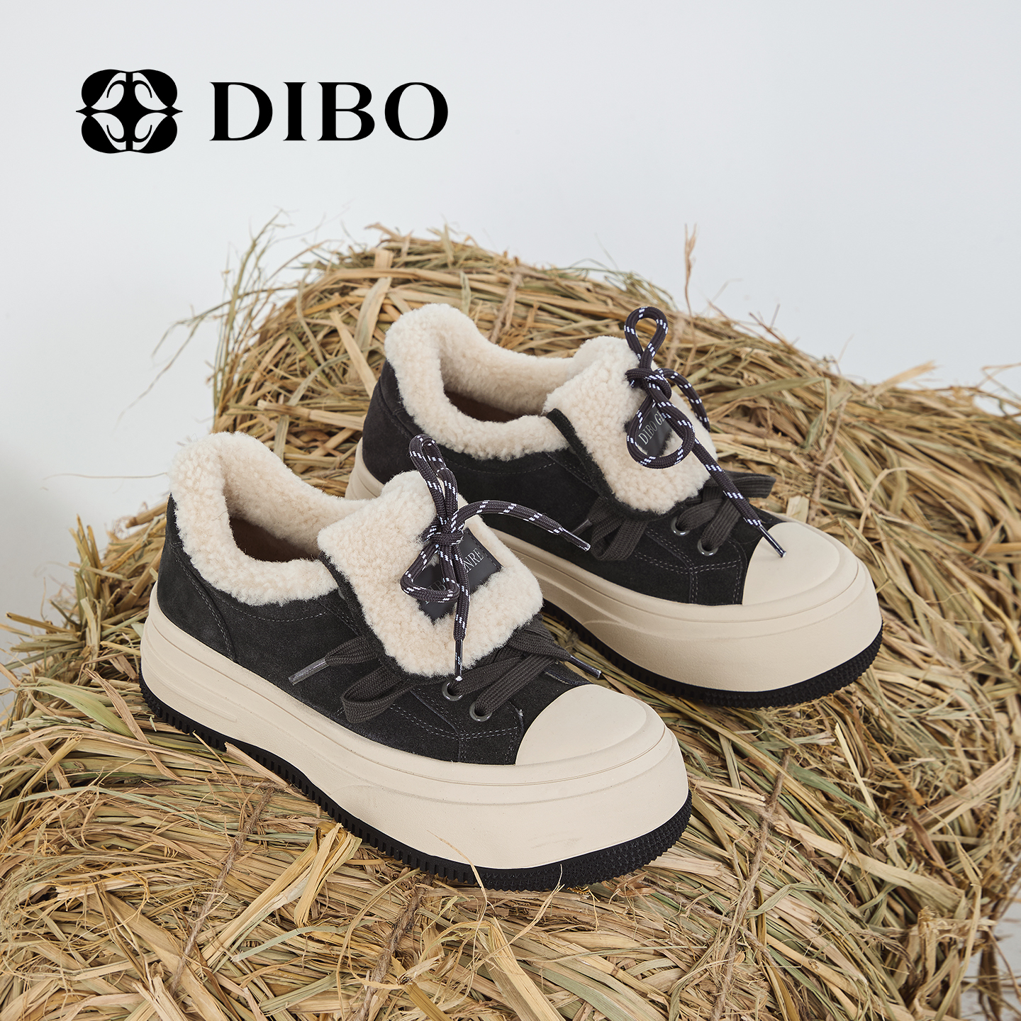 DIBO碲铂商场同款加绒休闲鞋