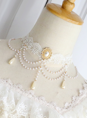 LOLITA日常蕾丝配饰手工蝴蝶结