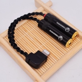 苹果13 11X手机直播K歌耳麦一分二耳机麦克风线器音频线转换线