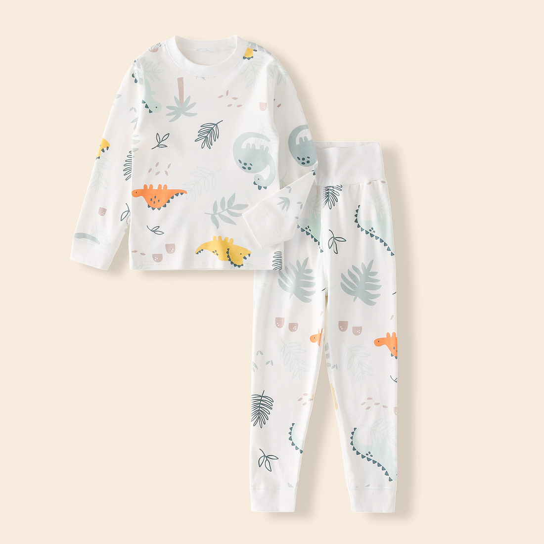 高腰纯棉秋衣秋裤男女宝宝冬季