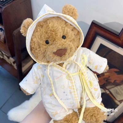 巴塞罗熊衣服邦尼兔衣服可爱小熊睡衣爬爬服jelly cat玩偶娃衣