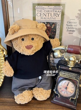 巴塞罗熊衣服Jellycat娃衣纯色背心T恤刺绣定制idol应援娃衣NICI
