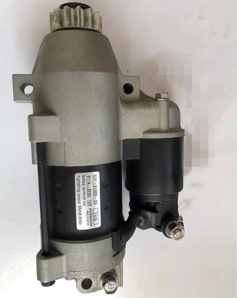 雅马哈四4冲60 80 100 115马力船外机起动机S114-838A S114-828C