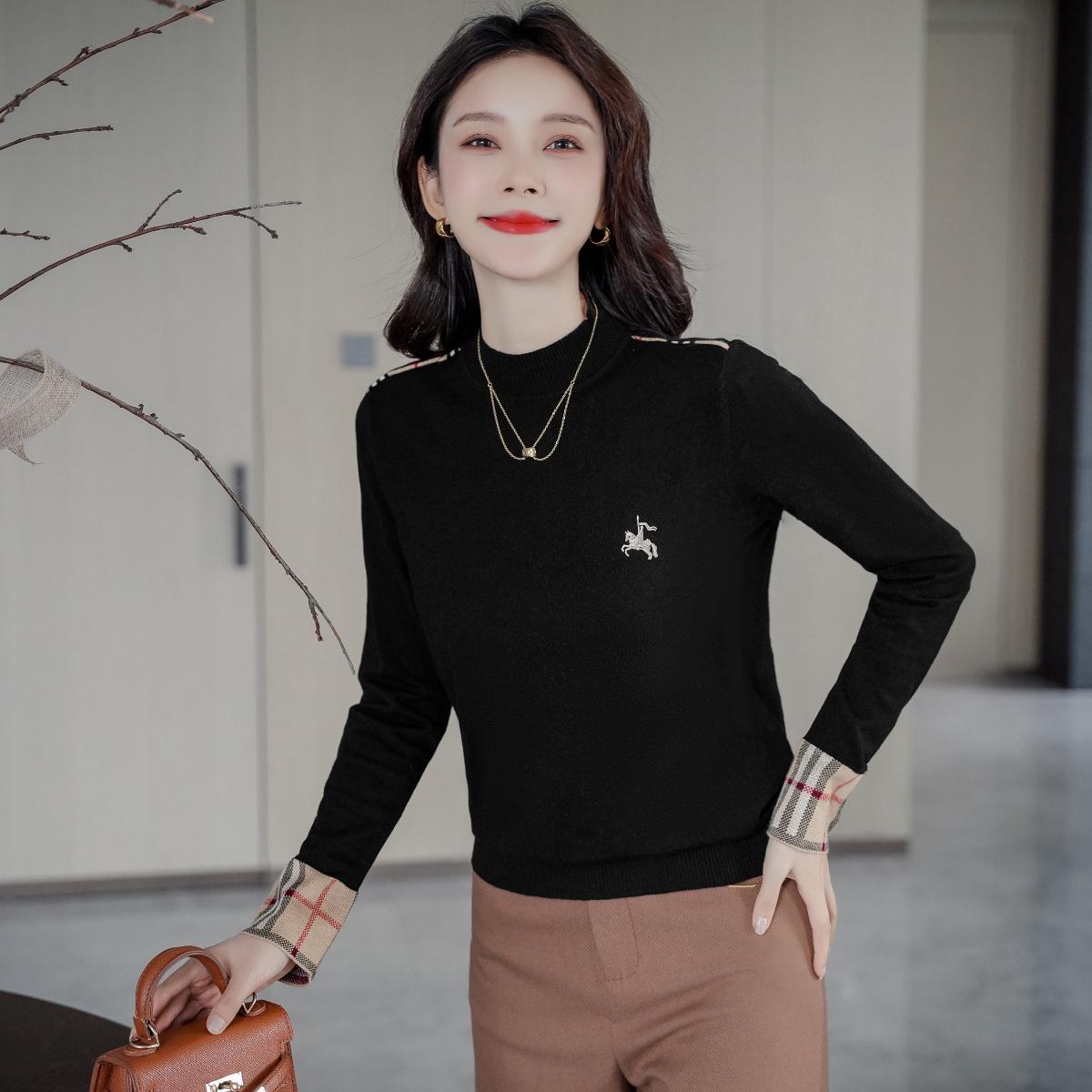 保暖女羊毛衫奢侈品质工厂出货