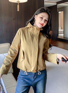 高品质英伦风专柜同款女夹克外套