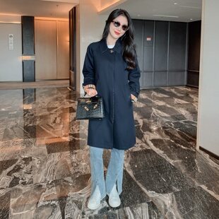 老钱风外套风衣BIAETTY专柜正品 棉质中长款 欧美高端大牌明星同款