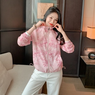 高端英伦新款女装粉色夹克大码外套代工厂直接出货BIABETTY正品