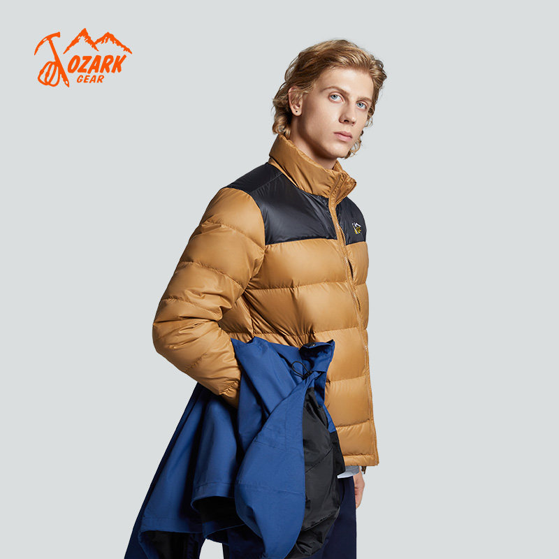 ozark/奥索卡22新品男羽绒内胆三合一冲锋衣外套露营登山服156598