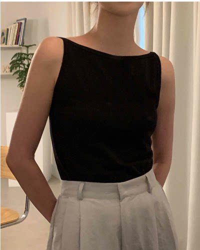 1969丹丹纸样背心打底夏针织