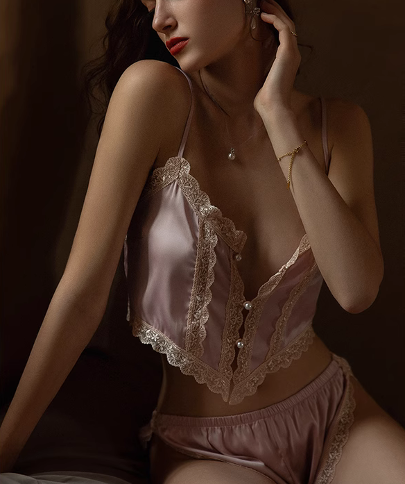 1957丹丹纸样睡衣情趣吊带短裤