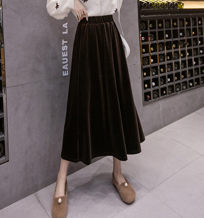 1569丹丹纸样服装1:1裁剪图纸打版diy橡筋半身裙宽松伞裙秋冬