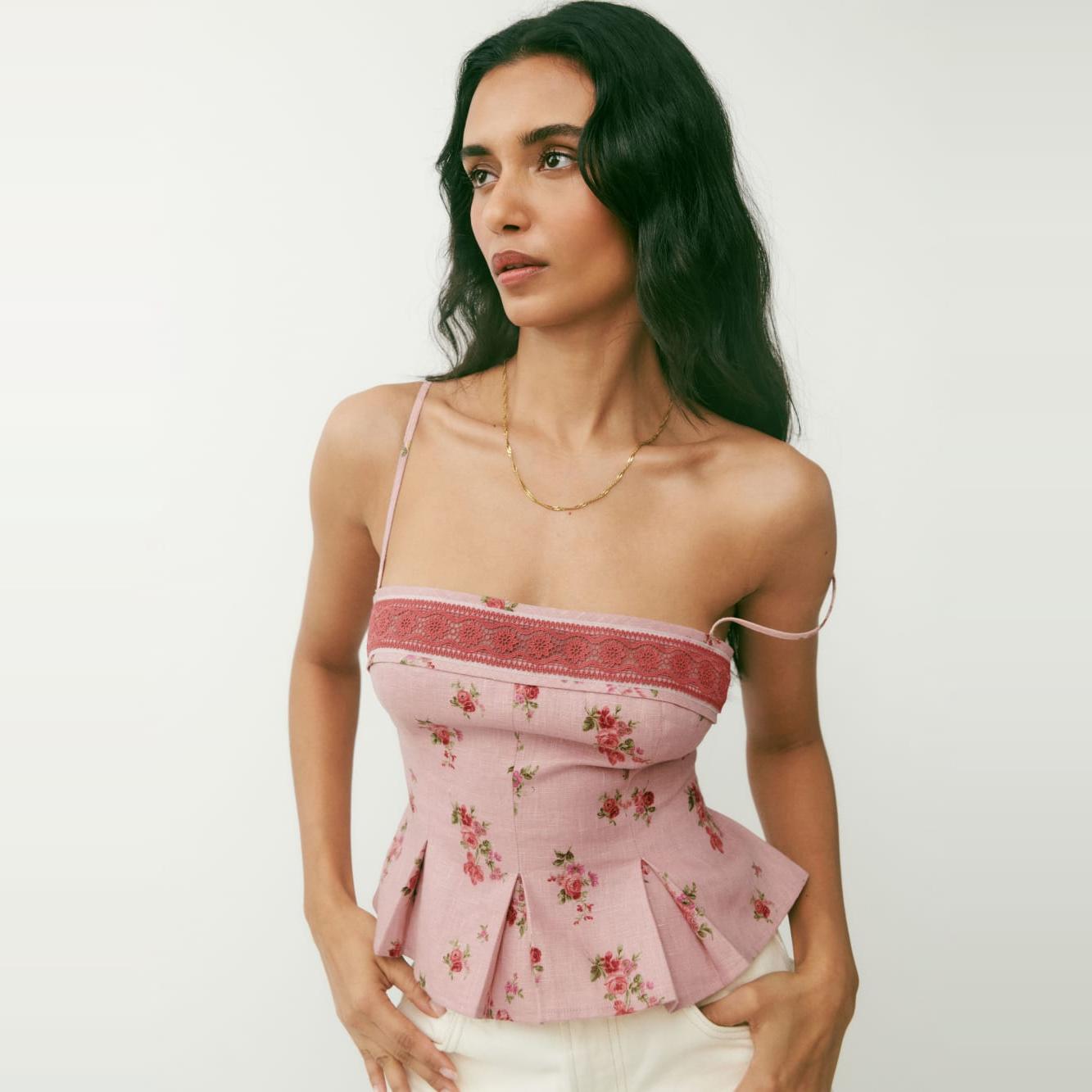 2145视频教程丹丹纸样吊带上衣