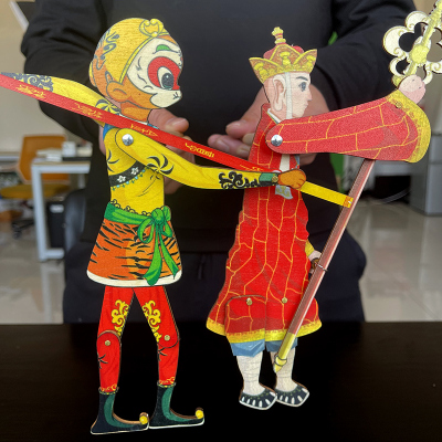 皮影玩具木质diy人偶孙悟空西游记三国人物西安旅游纪念礼物礼品