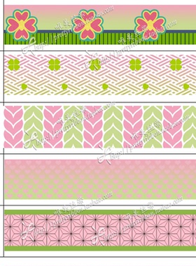 25mm鬼灭之刃 印花织带 缎绸彩带蝴蝶结DIY卡通印刷罗纹带S12571