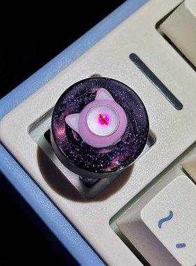 猫眼 | Hi86键盘旋钮按键黑色可按压音量旋钮替换客制化键盘帽