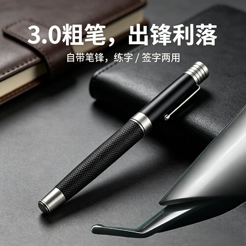 3.0粗批改婚庆族谱登记美工钢笔