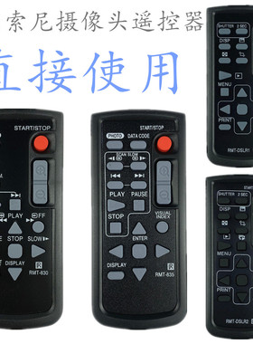 适用索尼摄像机遥控器PJ820E TD30E CX900E AX60E AX100 DCRHC21