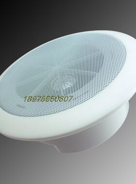 天花小吸顶定压喇叭/墙壁音响/店面室内背景音乐喇叭/吊顶扬声器