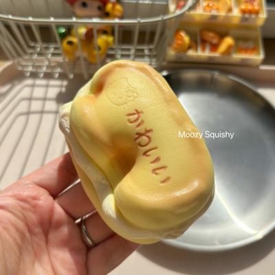 Kt厚蛋烧慢回弹捏捏乐解压玩具发泄squishy奶油泥感超嫩可爱礼物