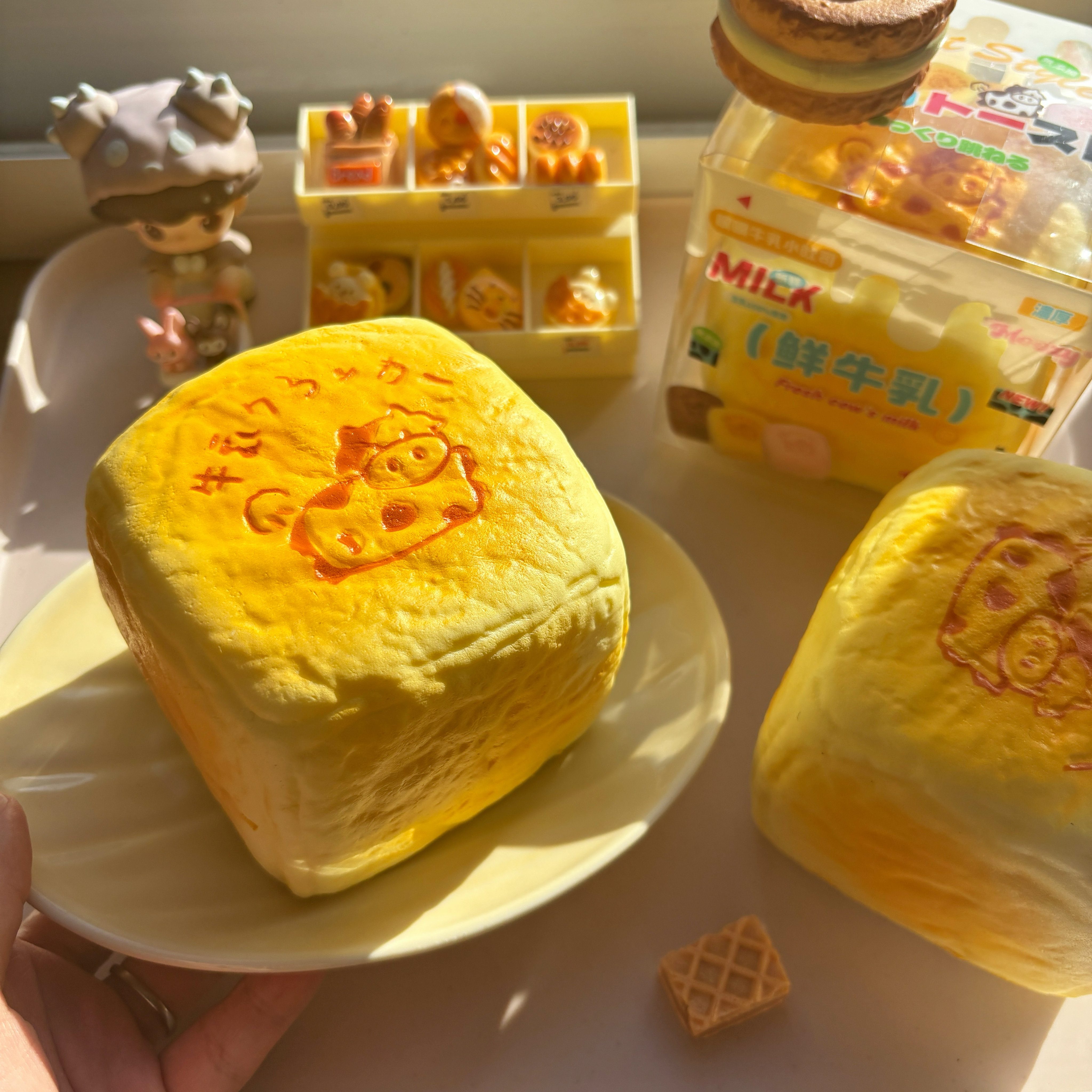 木吉慢回弹噗噗牛乳吐司解压捏捏乐可爱玩具仿真饼干squishy 礼物,玩具/童车/益智/积木/模型,捏捏乐/按按乐,淘宝优惠券,粉丝福利购,淘宝优惠卷