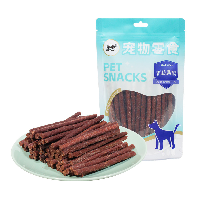 茂源犬用牛肉棒200G宠物食品狗狗零食牛肉条肉干训练零食
