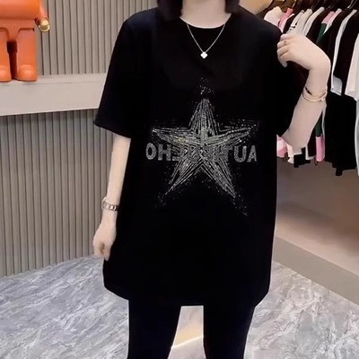 短袖T恤宽松显瘦上衣潮女ins