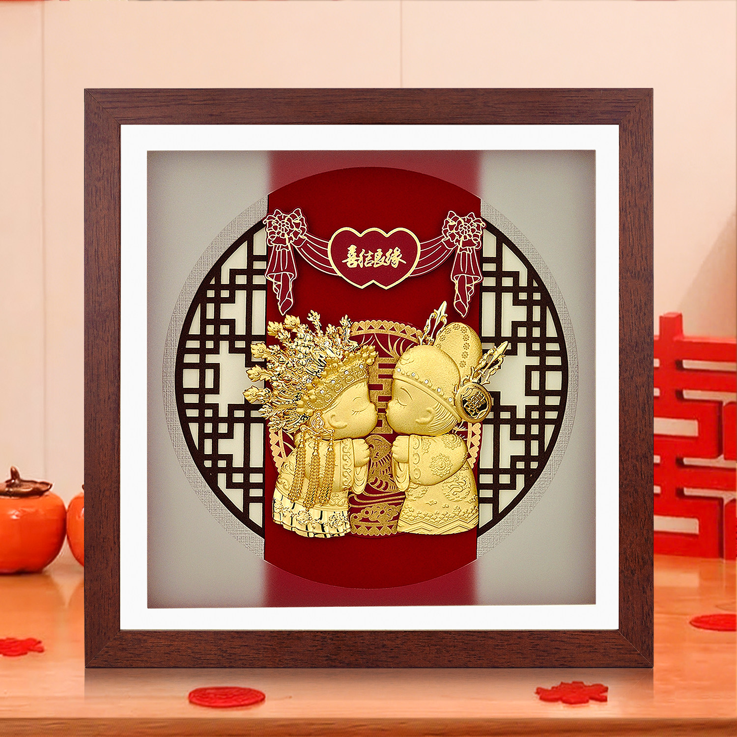 足金新婚娃娃结婚送新人礼物新娘闺蜜订婚高档实用特别的装饰摆件