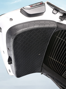 适用于特斯拉23新款Model X尾门保护贴后备箱防护垫防踢防刮护板