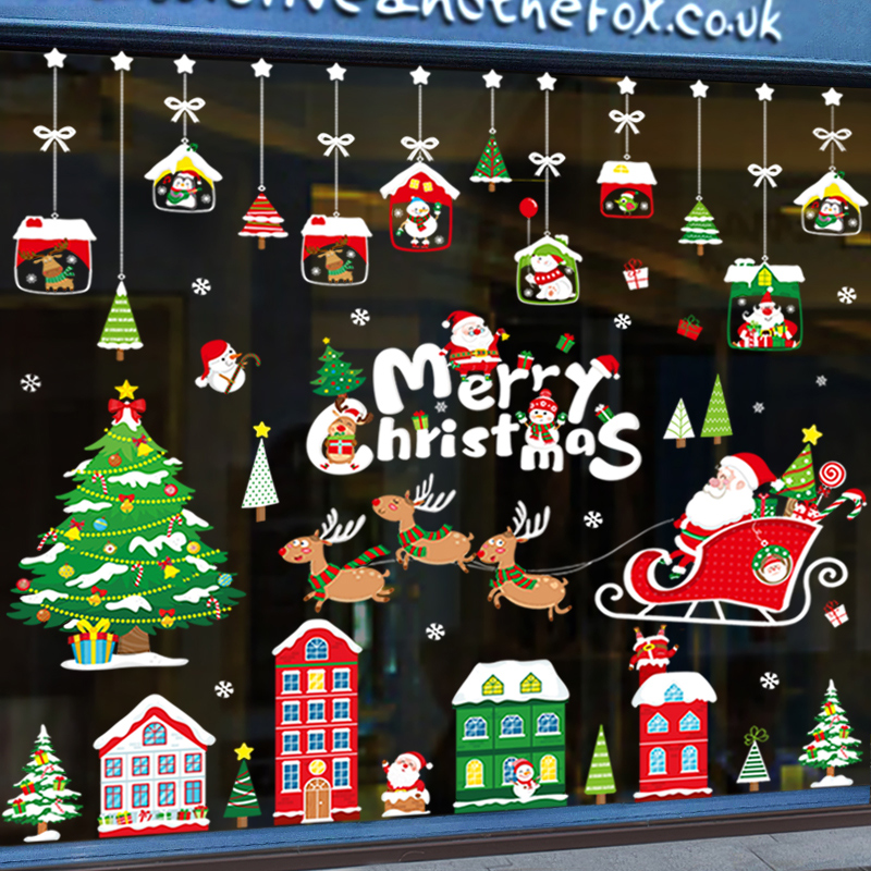 圣诞树老人节日用品雪花挂件