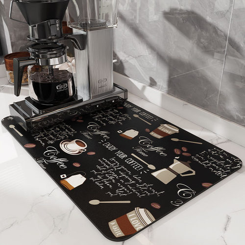 摩卡美式咖啡机垫厨房沥水垫吧