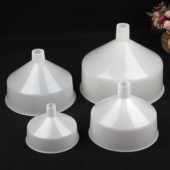 白色塑料漏斗酒漏分液大号大口径漏斗厚酒水酱油醋加机油工业漏斗