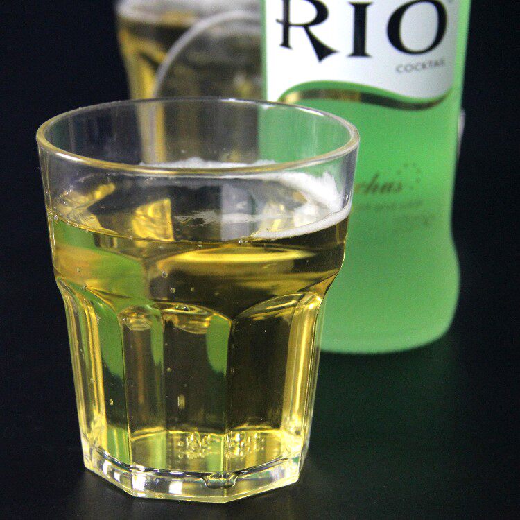 酒吧KTV啤酒杯塑料透明杯PC八角杯亚克力杯子白酒红酒葡萄酒杯子