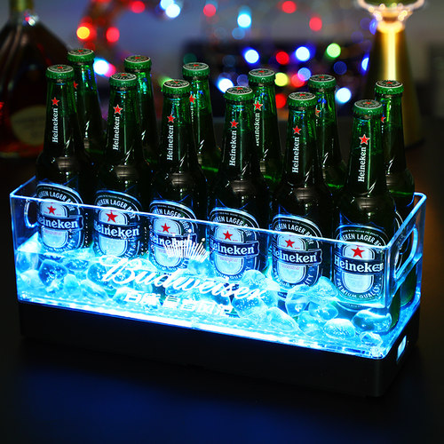 led酒吧发光创意长方形ktv冰桶