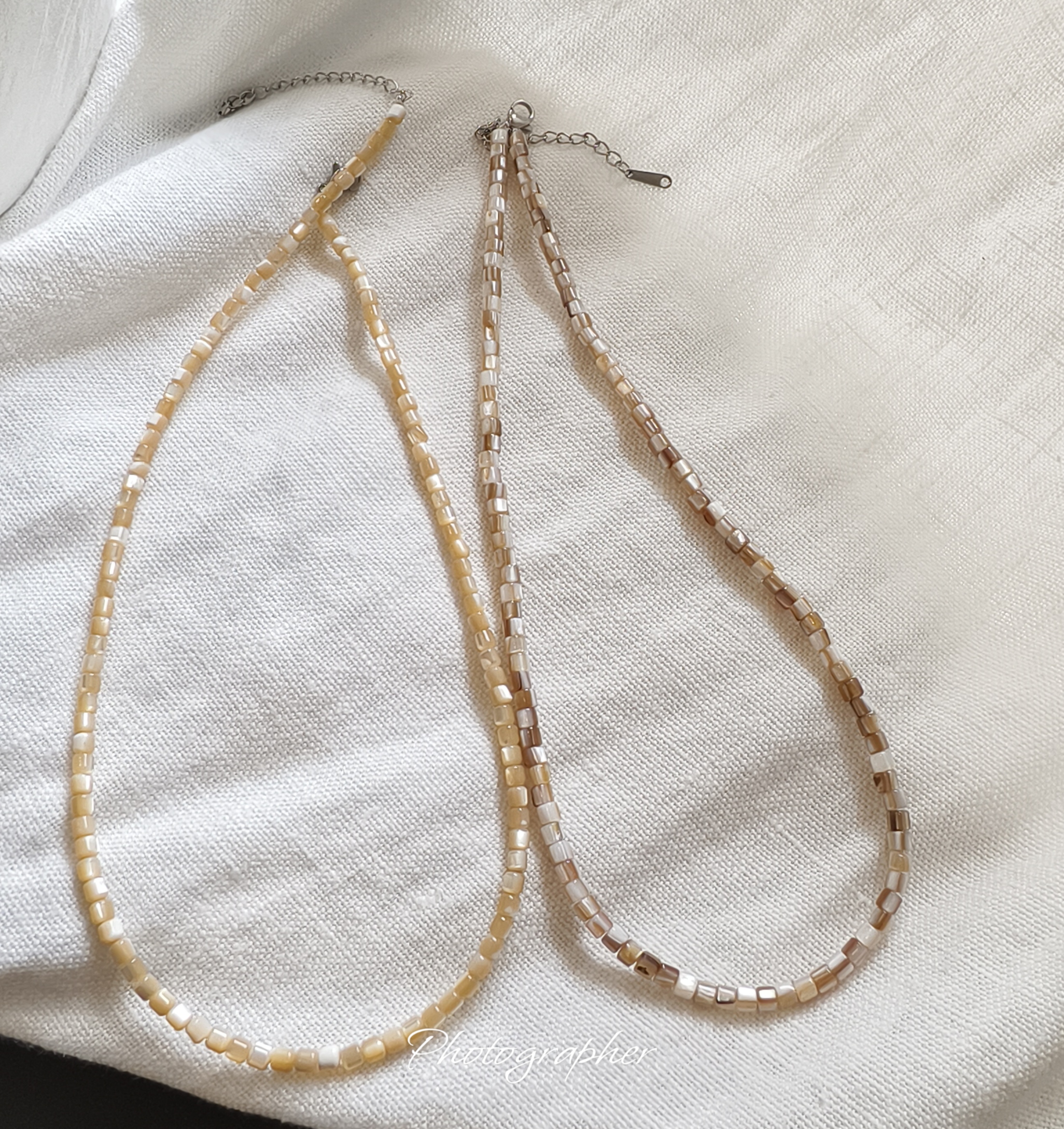 青岛饰品 原创小众品牌OG Loc 天然海水贝壳珠 项链