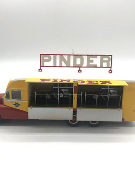 1/43Direkt法国马戏团发电车巴士仿真合金汽车模型