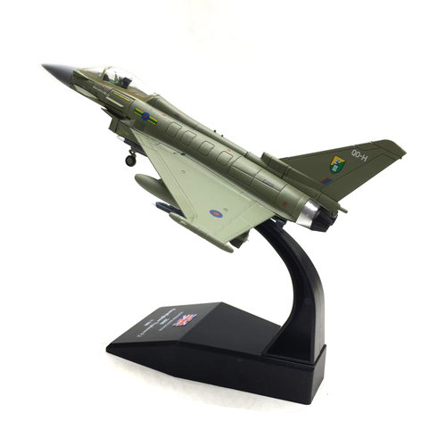 1/100Nsmodel欧洲台风EF2000英国空军仿真合金战斗机飞机模型成品