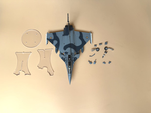 1:72法国阵风B战斗机卡达尔空军仿真合金飞机军事模型摆件成品