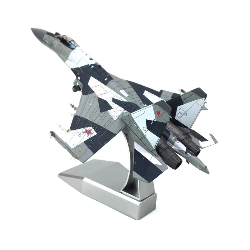 特价1:100俄罗斯苏SU-35超级侧位战斗机仿真合金军事模型成品包邮