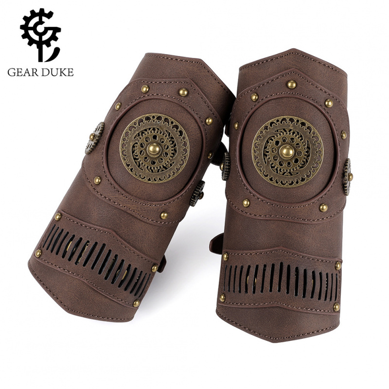 蒸汽朋克手环复古做旧金属手臂护腕影视拍摄COSPLAY节日派对道具