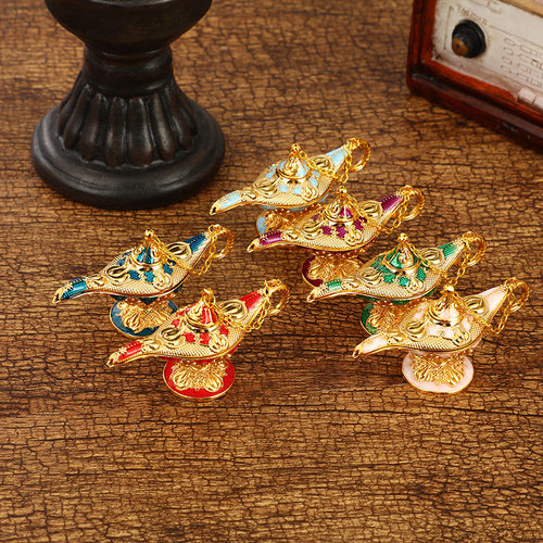 轻奢古典风阿拉丁神灯摆件气质复