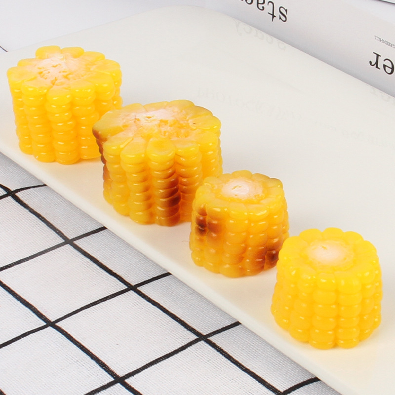 PVC仿真玉米假玉米段蔬菜食物模型拍照拍摄道具餐厅菜品装饰摆件