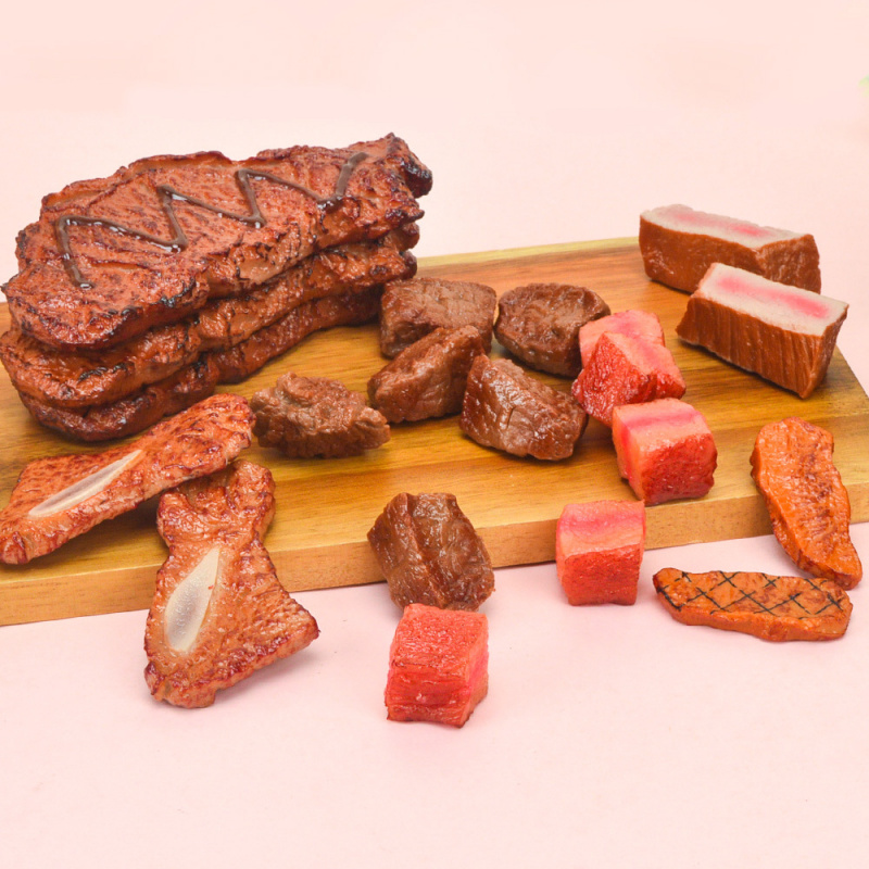 牛排酱牛肉模型仿真牛肉影视道具摄影摆件热销假牛肉展示模型