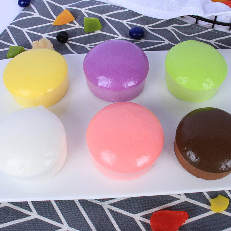 减压小号慢回弹粘粘面包黏黏软蛋糕模型捏捏乐发泄玩具