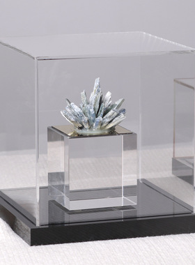 现代亚克力透明罩子防尘收纳盒展