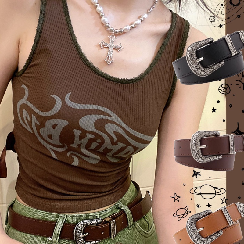 朋克欧美男女皮带ins网红同款辣