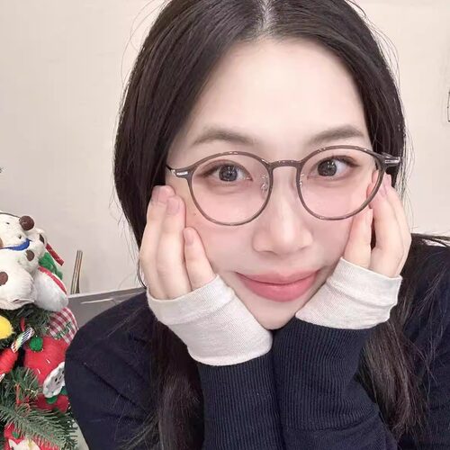 良也配近视散光高度数圆框素颜镜